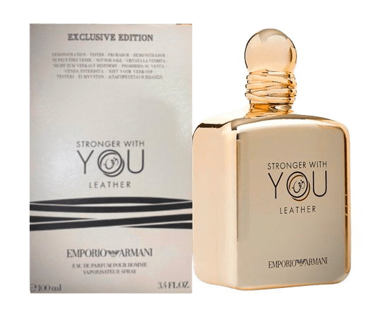 Armani Stronger With You Leather EDP 100 ml Erkek Parfüm