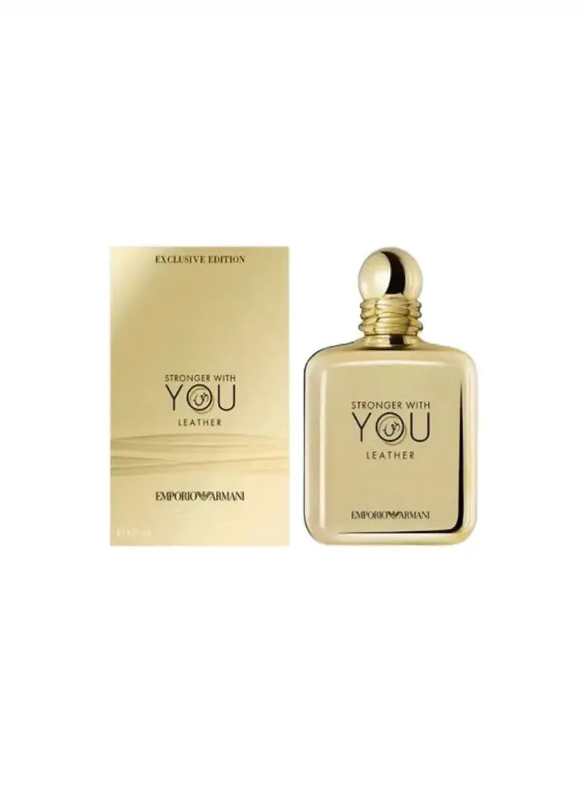 Armani Stronger With You Leather EDP 100 ml Erkek Parfüm