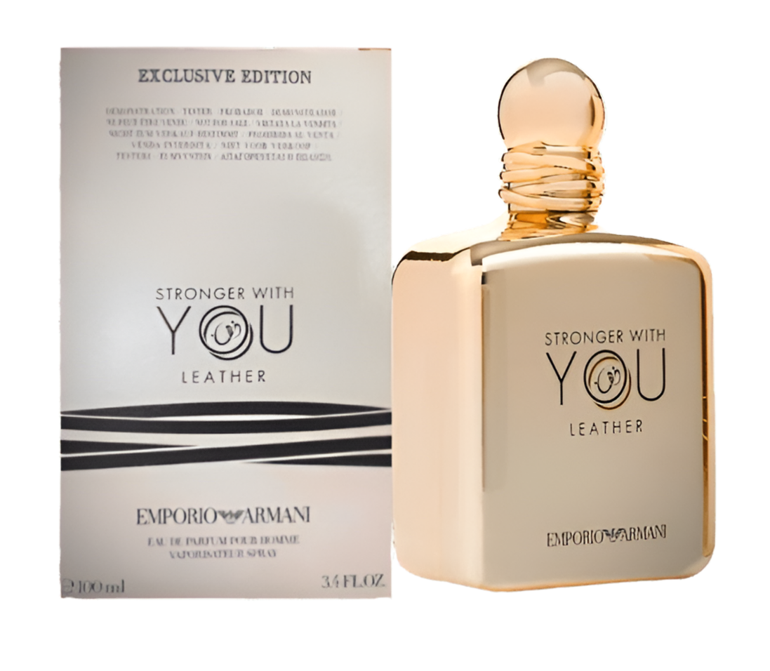Armani Stronger With You Leather EDP 100 ml Erkek Parfüm